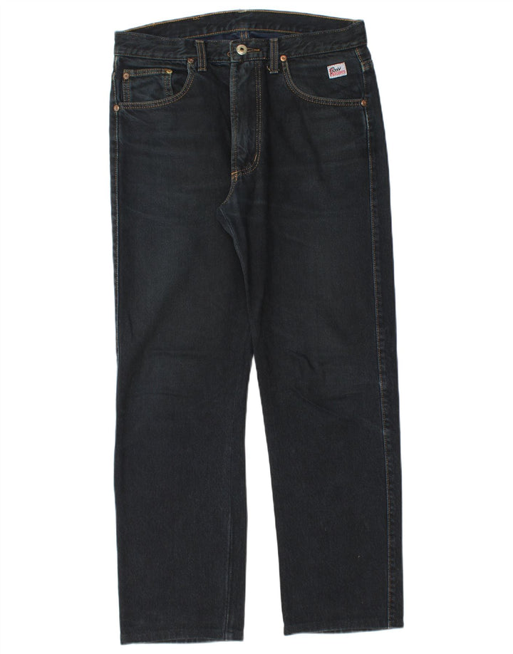 Jeans dritti da uomo Roy Rogers W30 L28 Blu navy