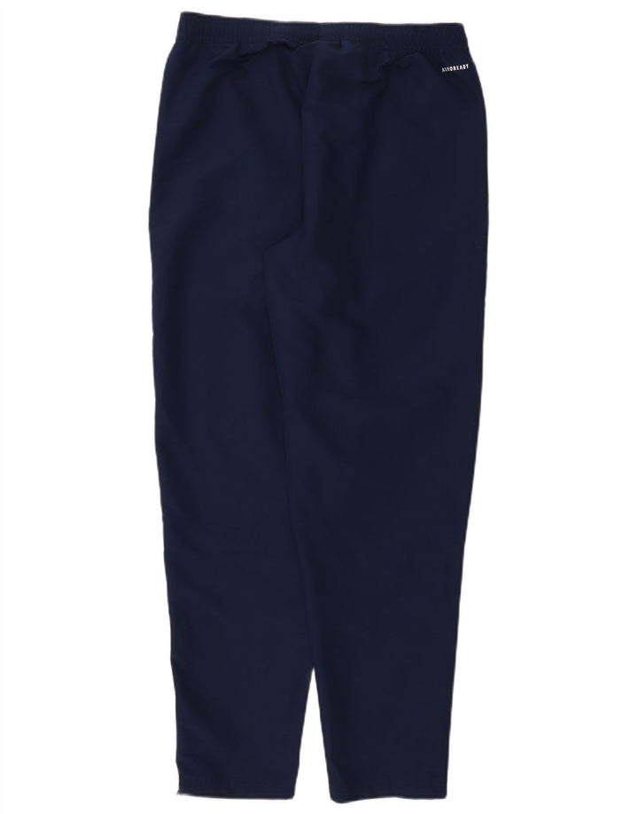 Pantaloni da tuta da uomo Adidas medi in poliestere blu navy