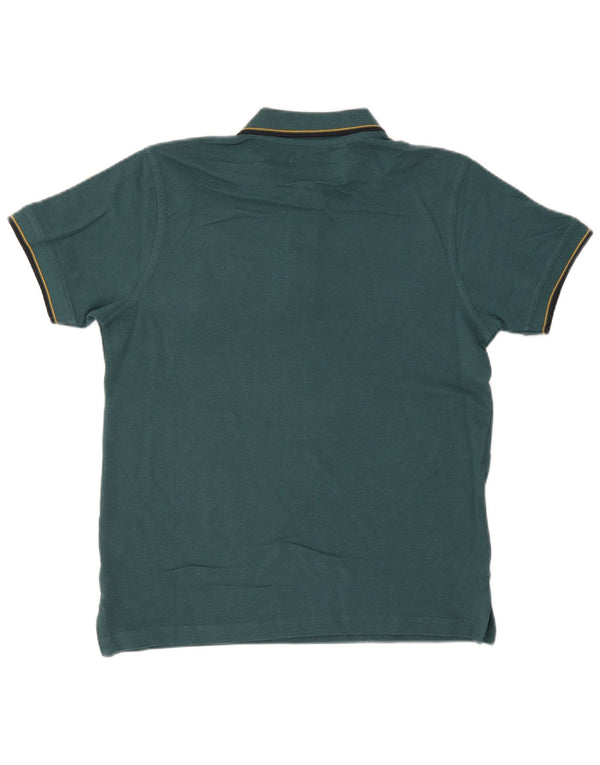 Polo Uomo Renato Balestra Cotone Rigato Verde Medio