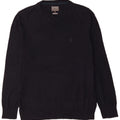 Maglione da uomo con scollo a V Fat Face, grande cotone blu navy
