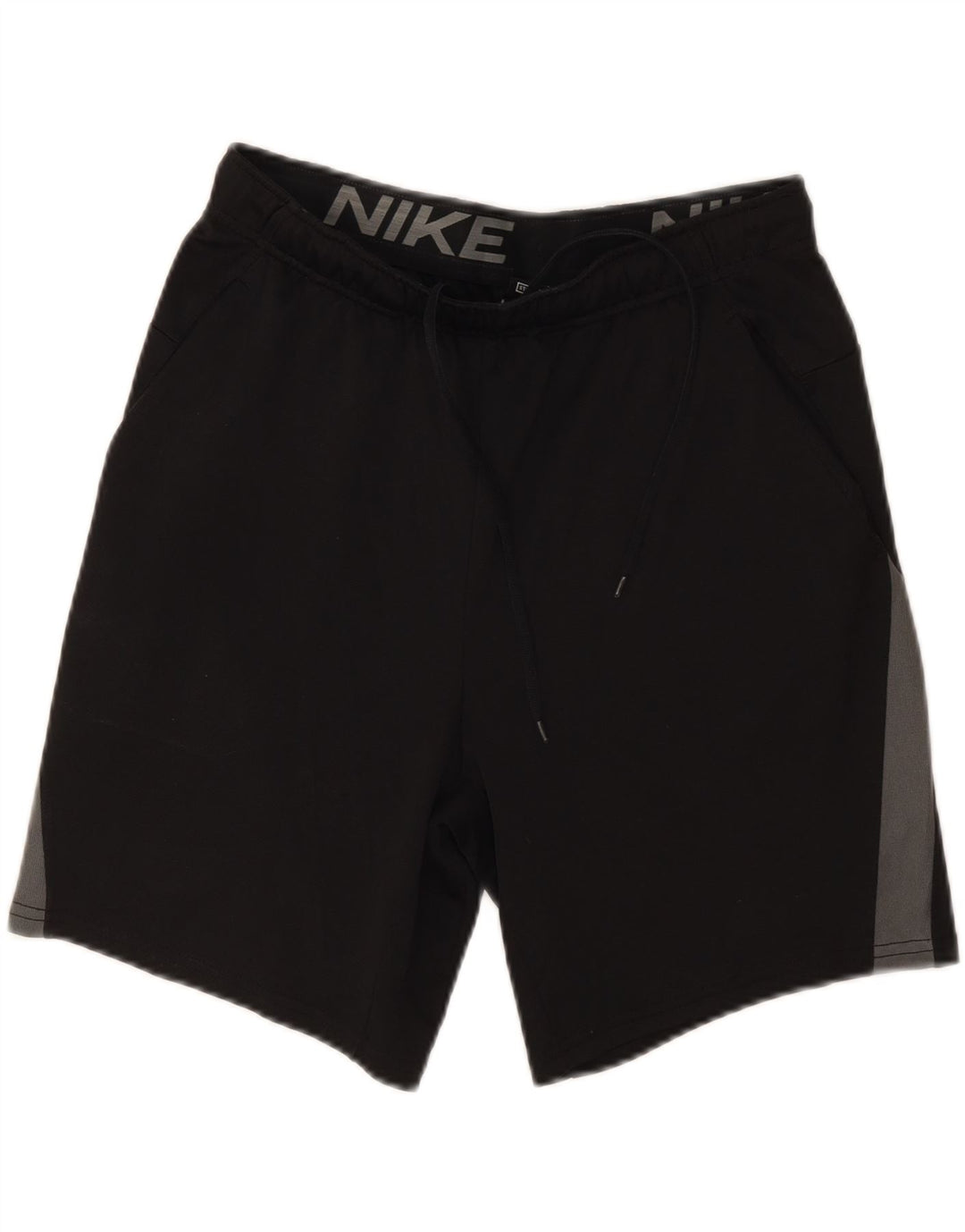 Pantaloncini sportivi standard Nike da uomo Dri Fit Standard, poliestere color block medio nero