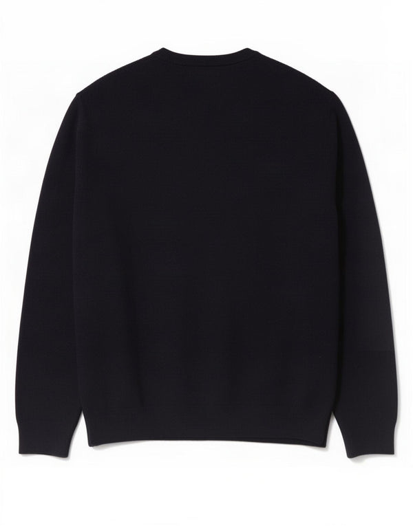 Gant Maglione da uomo con scollo a V XL in lana d'agnello blu navy