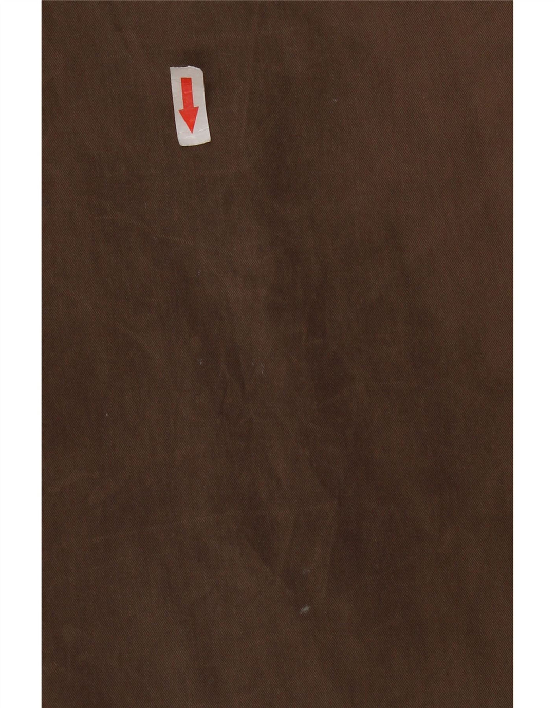 Pantaloni da abito dritti da uomo Marks & Spencer W34 L26 cotone marrone