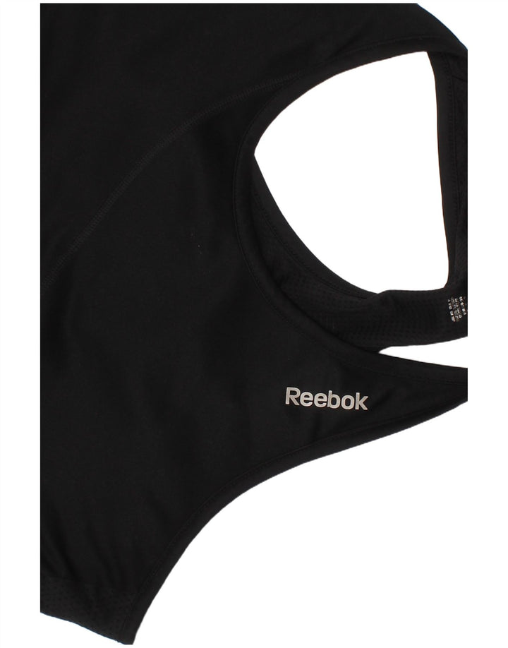 Reebok Reggiseno sportivo da donna Top Large Nero Sportivo