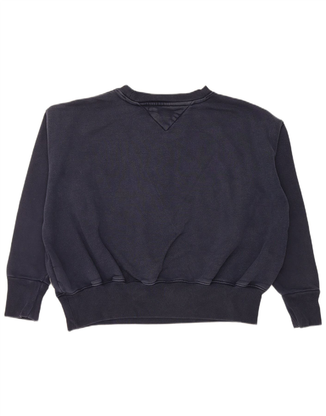 Felpa grafica da donna Tommy Hilfiger Maglione UK 14 Medio Blu Navy