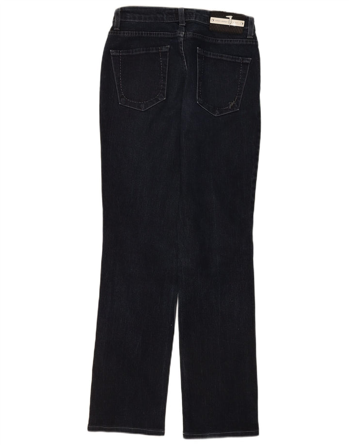 Jeans Dritti Donna Trussardi W26 L30 Cotone Blu Navy