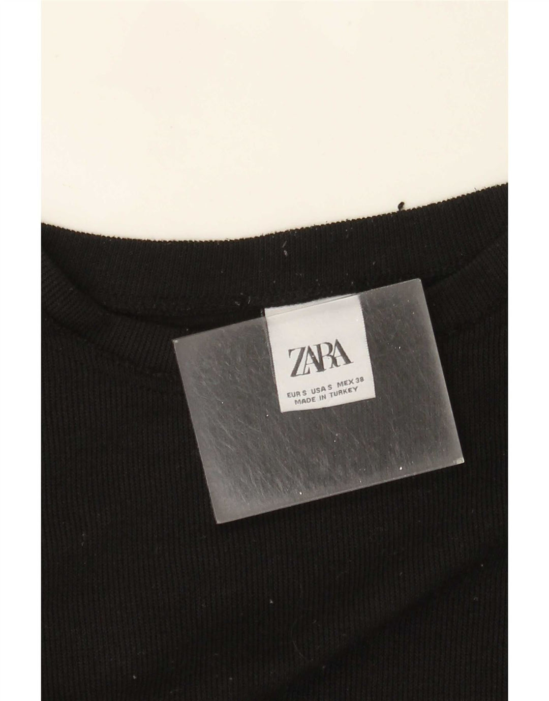 Maglione maglione girocollo da uomo Zara piccolo nero