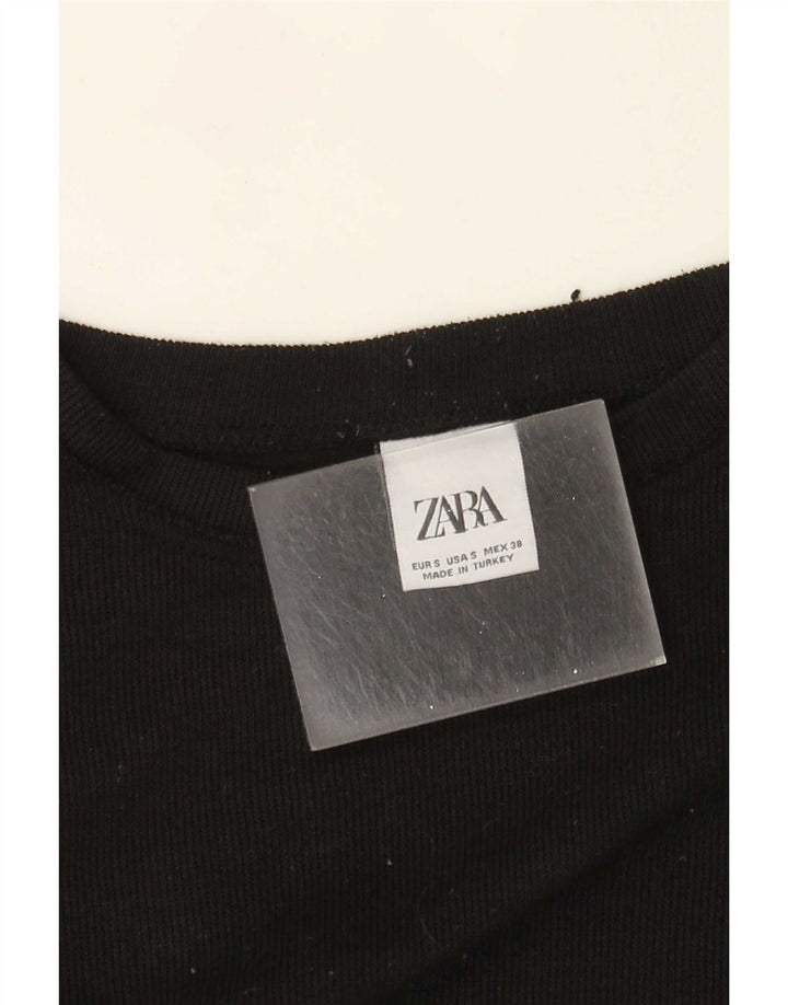 Maglione maglione girocollo da uomo Zara piccolo nero