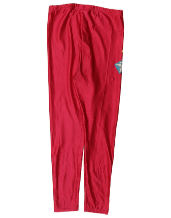 Leggings grafici per ragazze Asics 13-14 anni Large Rosa in poliestere