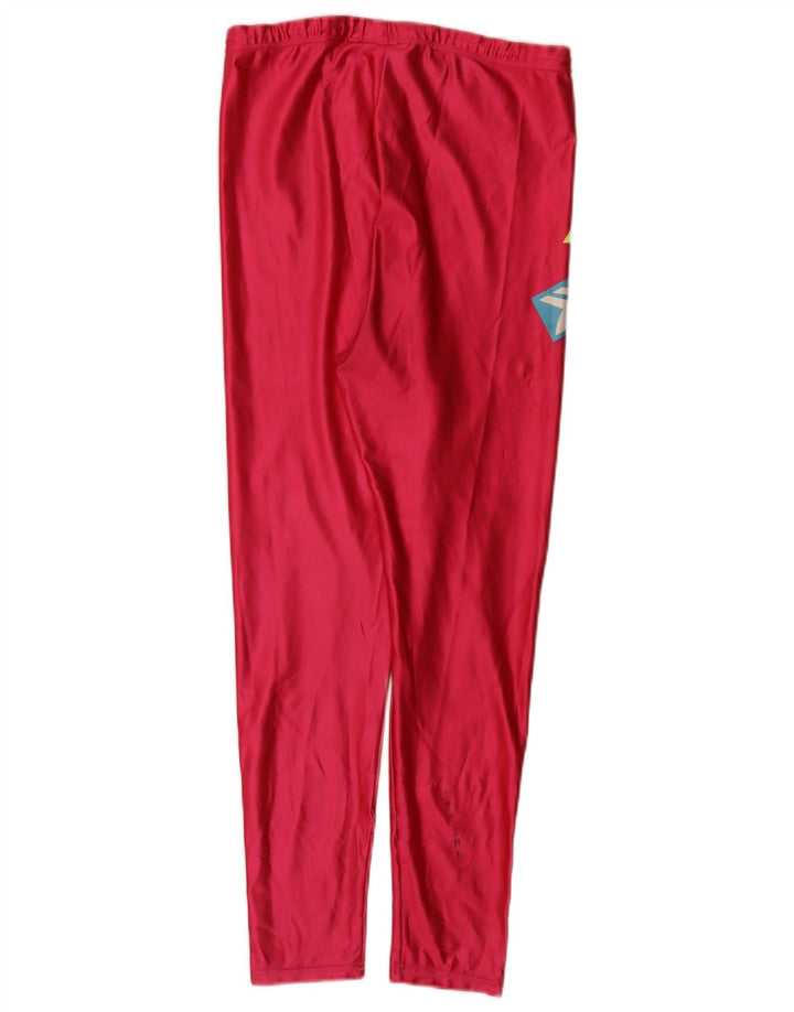 Leggings grafici per ragazze Asics 13-14 anni Large Rosa in poliestere