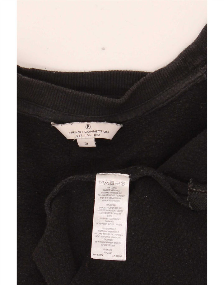 Felpa grafica da donna French Connection Jumper UK 10 Small Nera