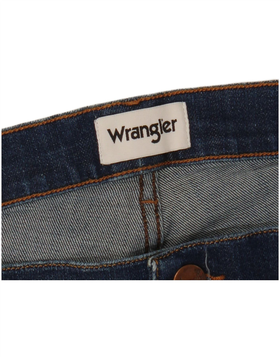 Jeans dritti da uomo Wrangler W47 L28 Blu Navy