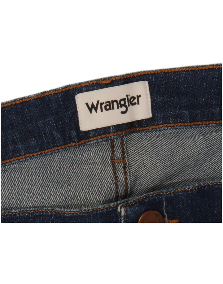 Jeans dritti da uomo Wrangler W47 L28 Blu Navy