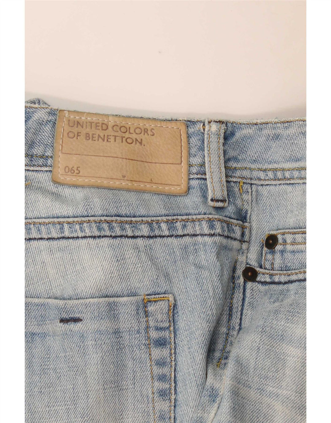 Jeans Bootcut da donna Benetton W30 L33 Blu