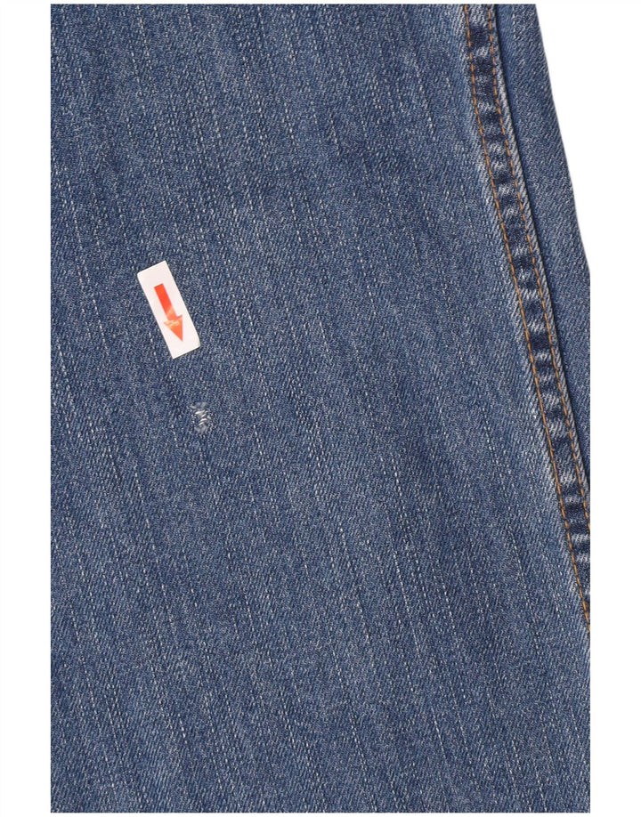 Jeans dritti da uomo Wrangler Texas W34 L30 cotone blu