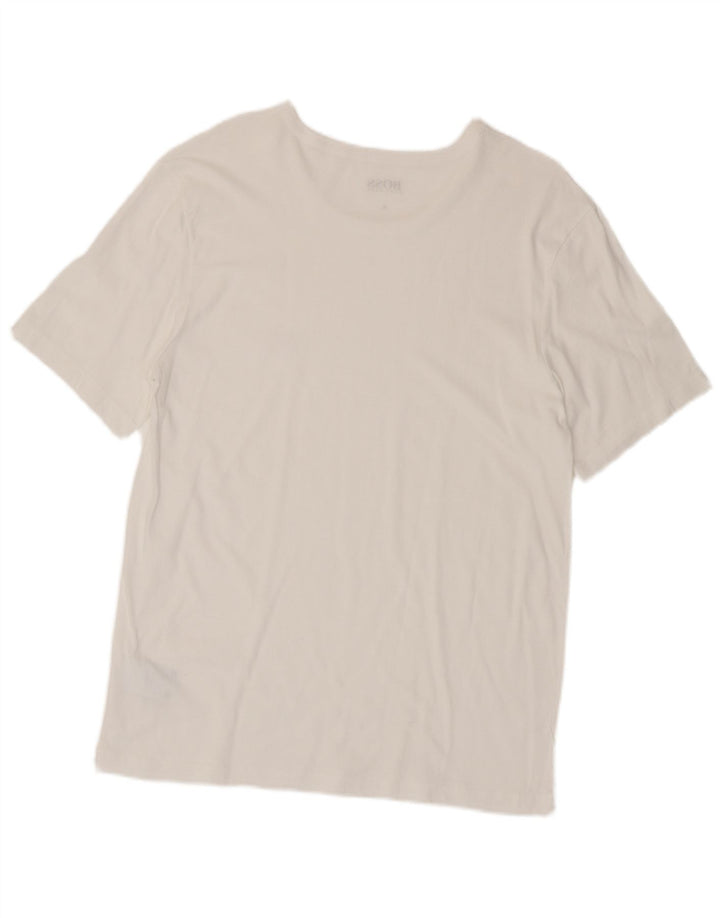 T-shirt da uomo Hugo Boss Top XL in cotone bianco