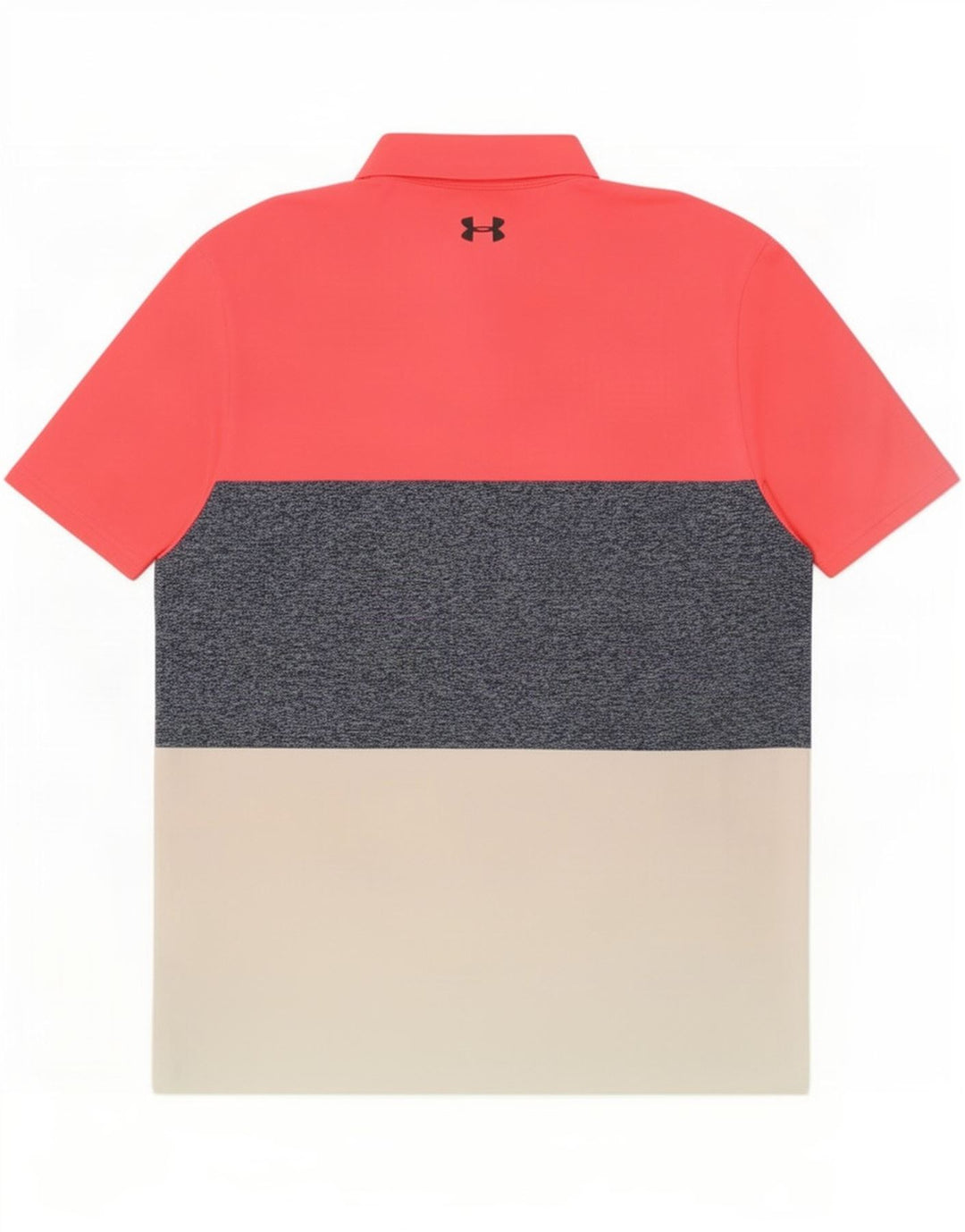Polo da uomo Under Armour in poliestere color block medio multicolore