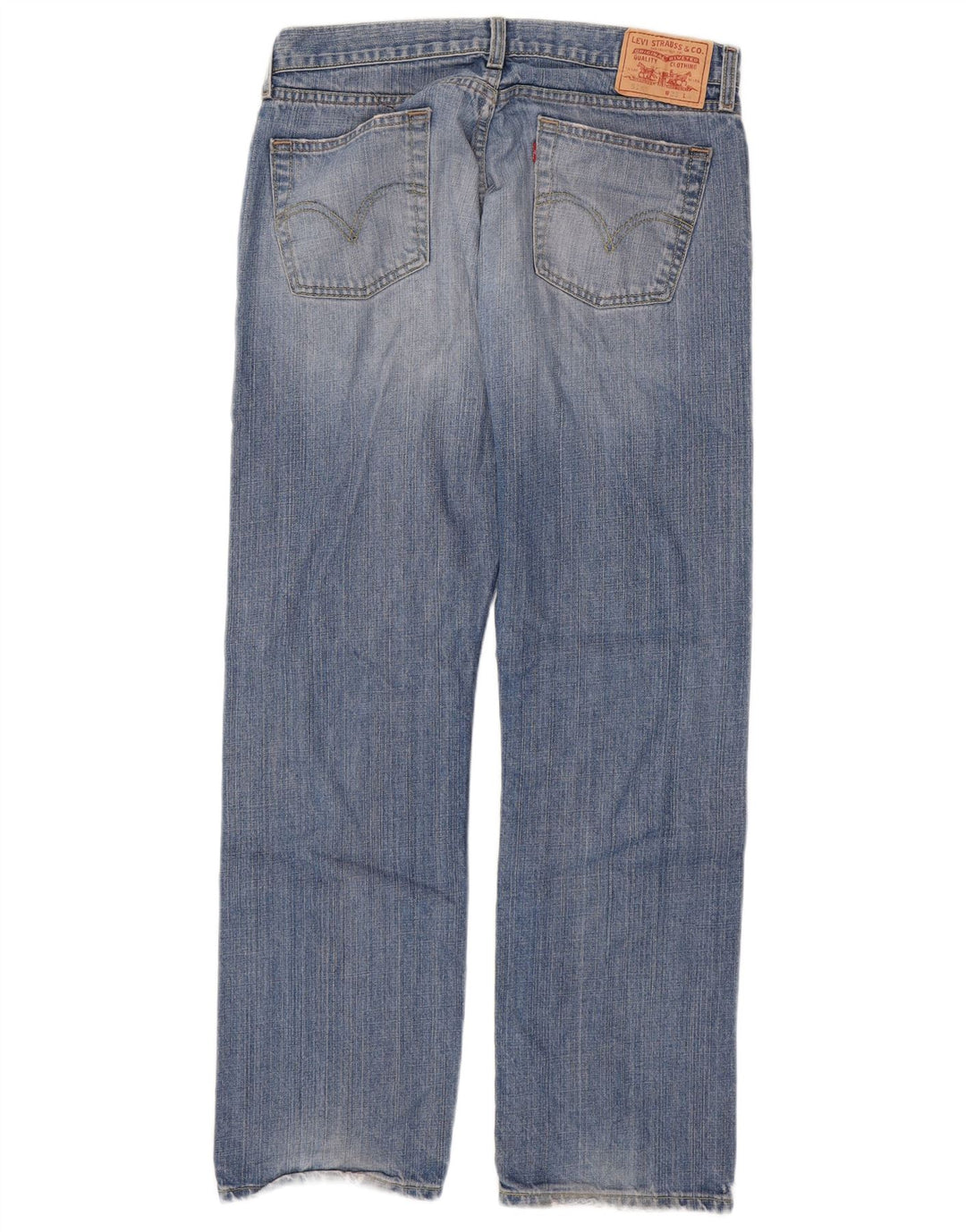 Levi's Uomo 514 Jeans dritti slim W33 L32 Cotone blu