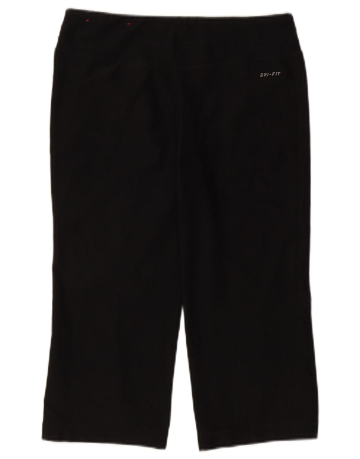 Leggings Nike Dri Fit Capri da donna UK 8/10 piccolo poliestere nero