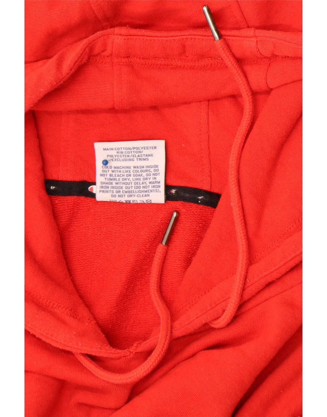 Felpa con cappuccio da uomo Champion 2XL in cotone rosso