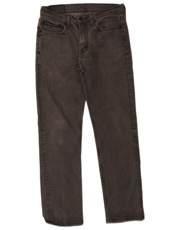 Levi's Uomo 514 Jeans dritti W31 L28 Cotone grigio