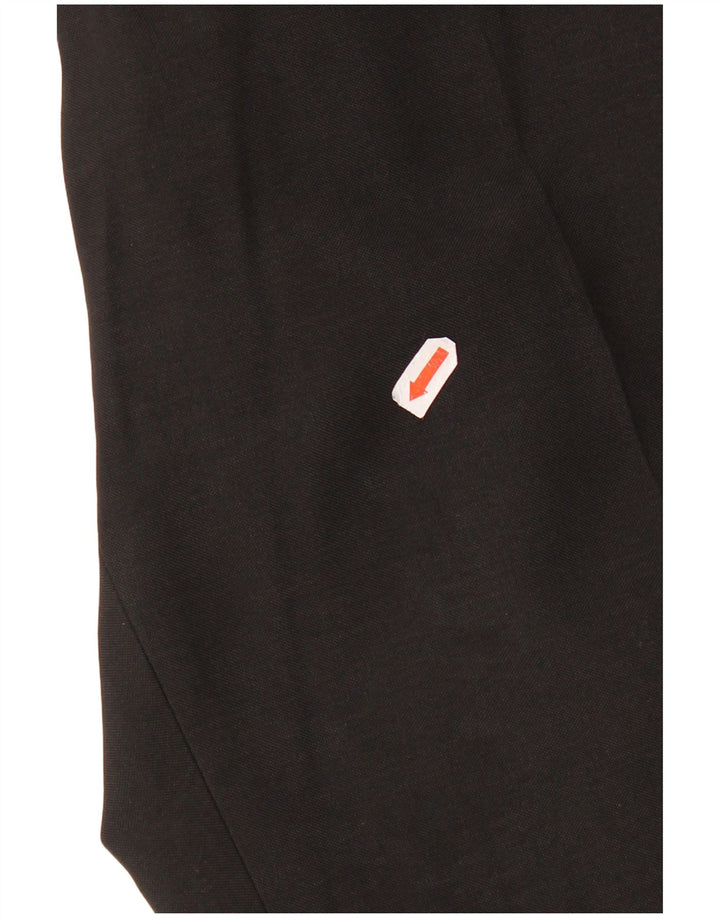 Pantaloni da abito su misura da uomo Marks & Spencer W34 L31 poliestere nero