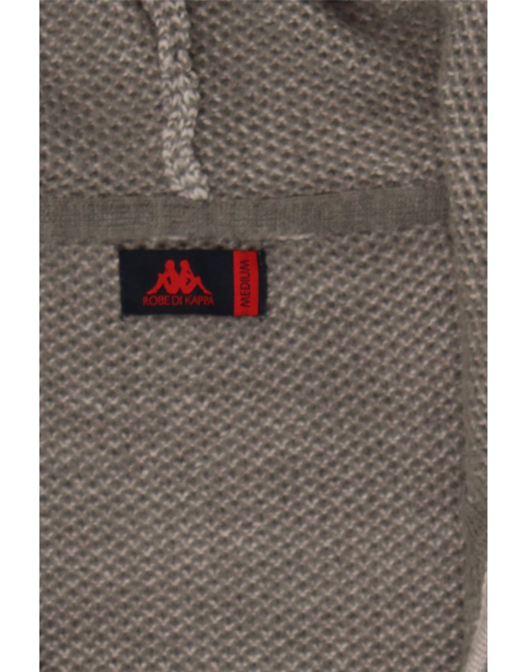 KAPPA Womens Hooded Cardigan Sweater UK 14 Medium Grey Vintage Kappa and Second-Hand Kappa from Messina Hembry 