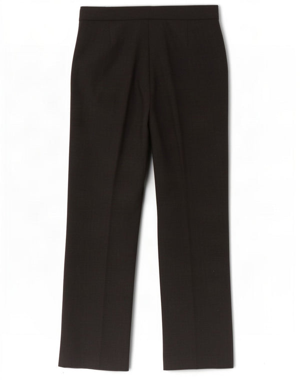 Pantaloni da abito dritti da donna Austin Reed US 12 Large W32 L30 Lana grigia