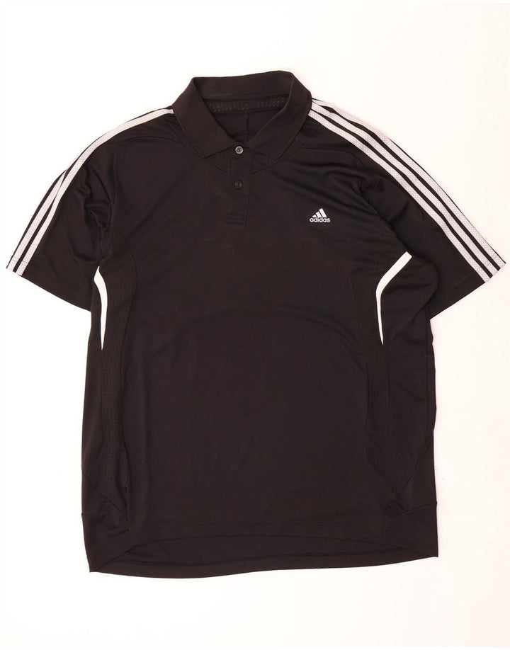 Polo Adidas Uomo Clima 365 2XL Poliestere color block nero