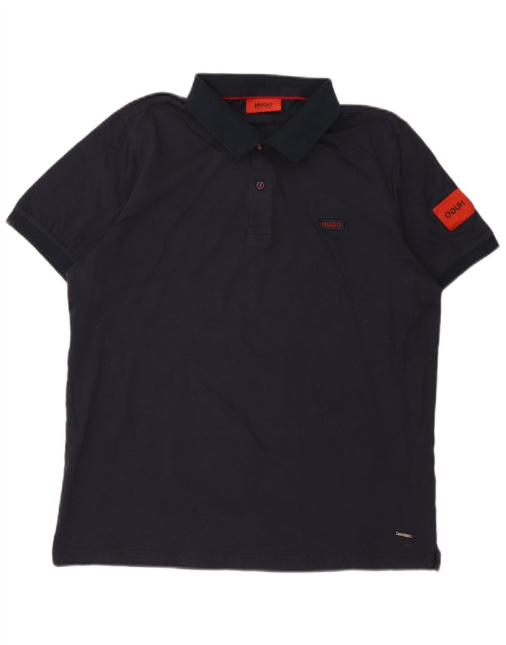 Polo da uomo Hugo Boss XL blu navy