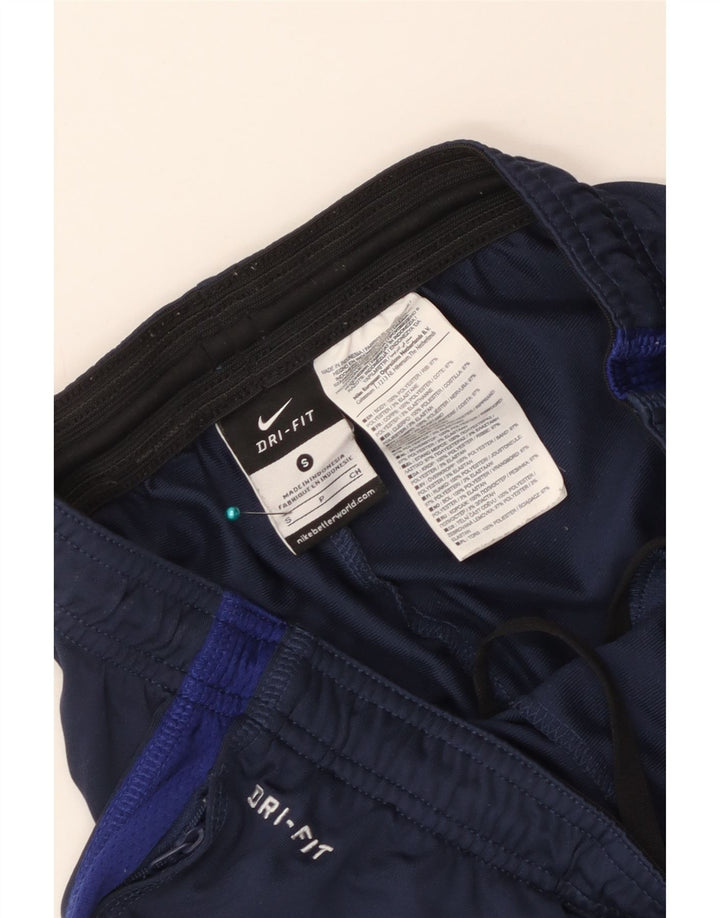 Pantaloni da tuta Nike da uomo Inghilterra Small in poliestere color block blu navy