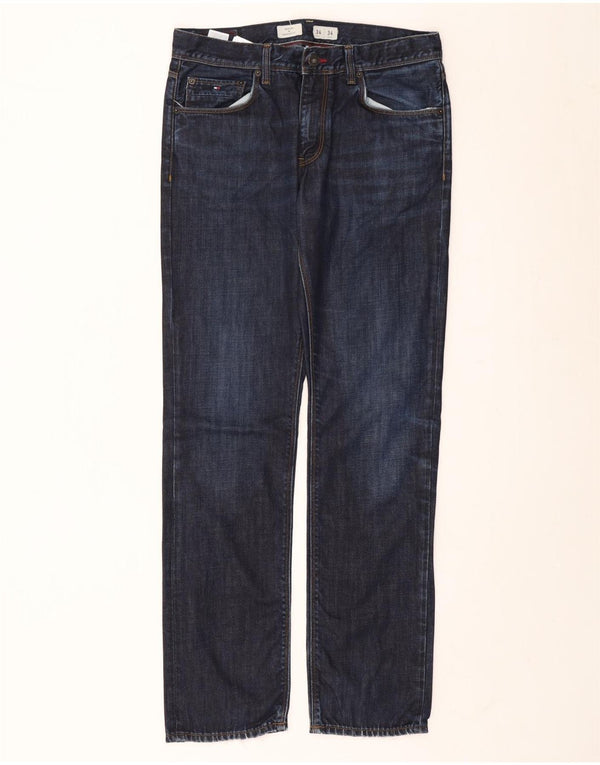Tommy Hilfiger Uomo Mercer Regular Fit Jeans dritti W34 L34 Blu Navy