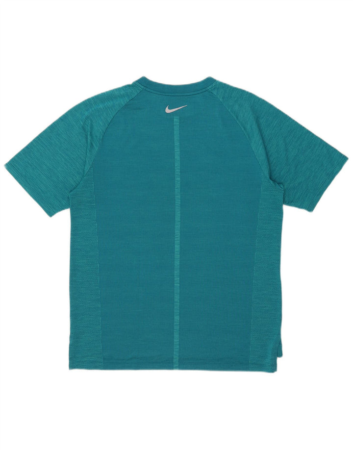 T-shirt Nike Dri Fit da uomo, blu medio screziato