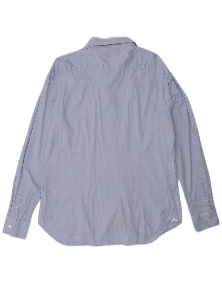 Camicia da uomo Massimo Dutti taglia 43 17 grande cotone blu