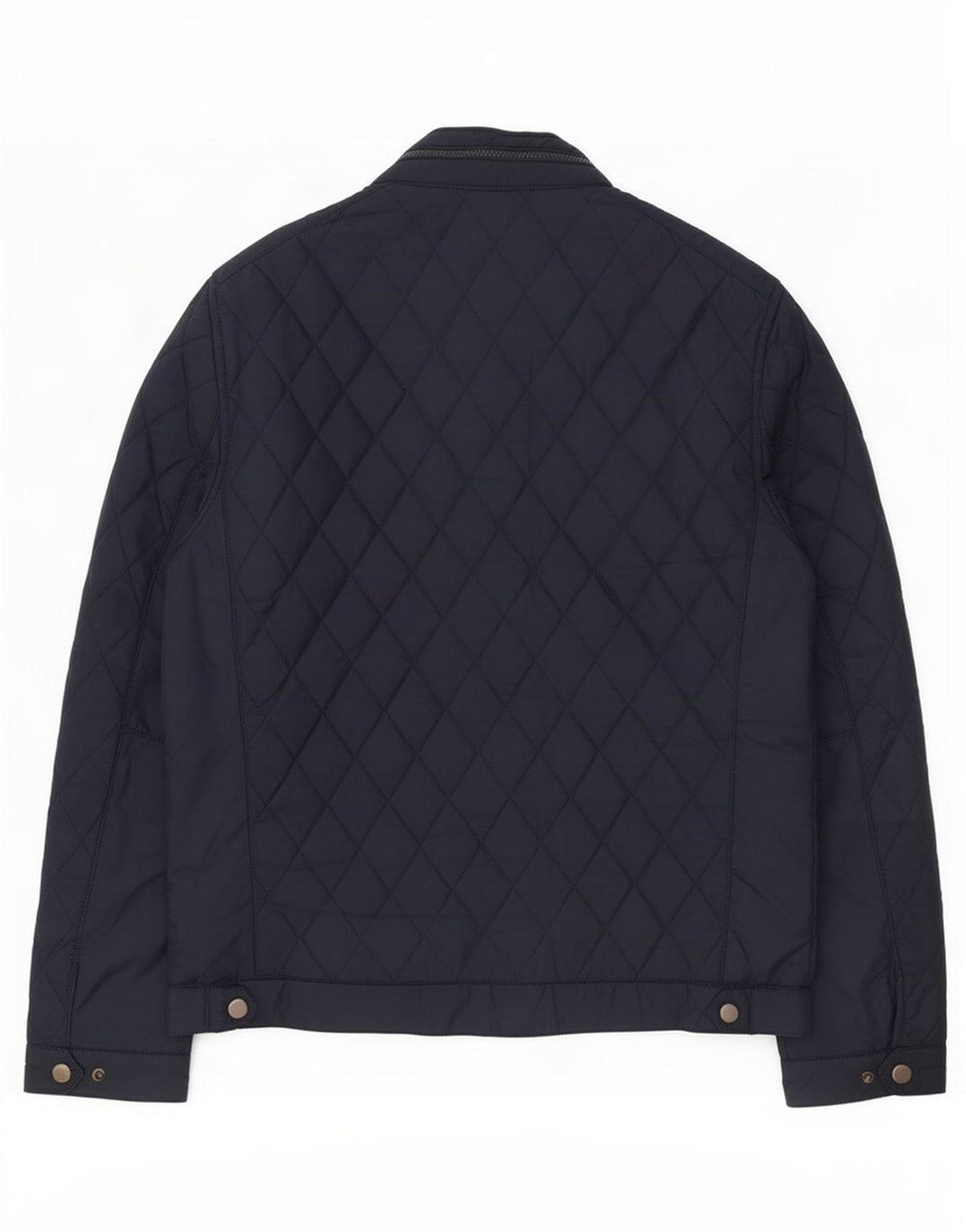 Giacca trapuntata con cappuccio da uomo Zara UK 40 grande blu navy