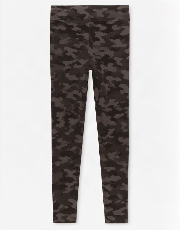 Leggings da donna Marks & Spencer UK 12 Viscosa mimetica grigio medio