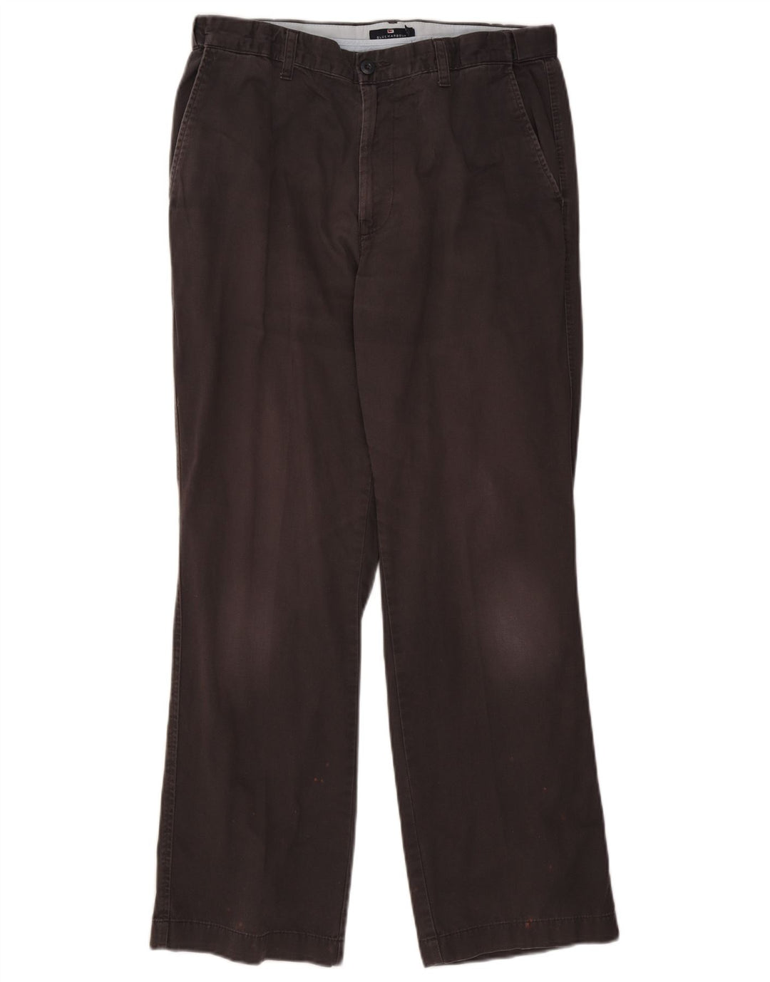Pantaloni chino dritti Marks & Spencer da uomo blu Harbour W34 L31 neri