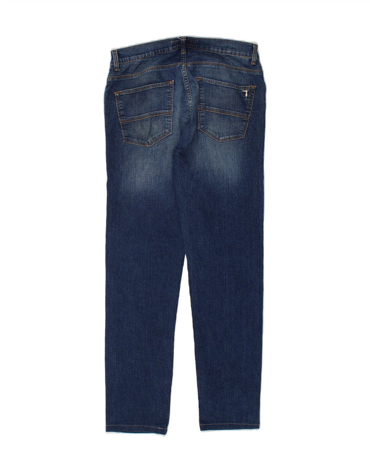 TRUSSARDI Womens Slim Jeans W31 L32 Blue Vintage Trussardi and Second-Hand Trussardi from Messina Hembry 