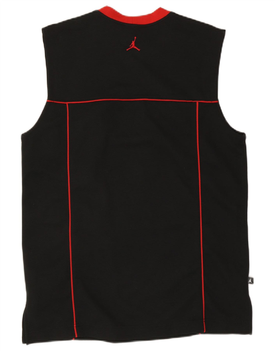 Canotta da uomo Jordan UK 39/41 Poliestere a righe nere medie