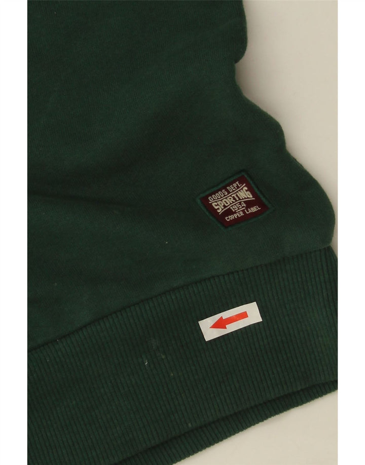Felpa grafica da uomo Superdry Maglione grande cotone verde