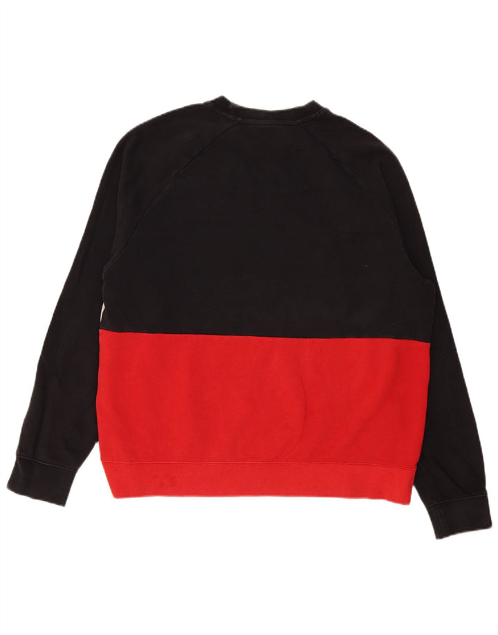 Felpa grafica da uomo Nike Felpa media in cotone color block multicolore