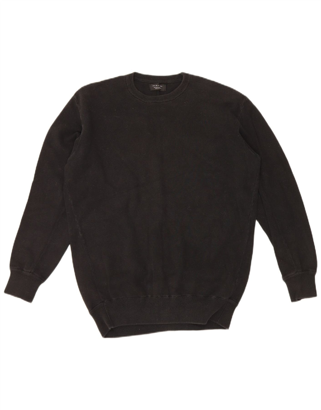 Felpa Zara Da Uomo Maglione Media Nera