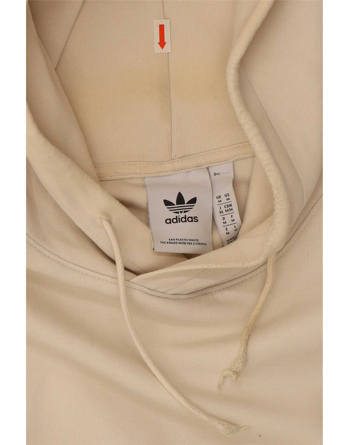 Adidas Felpa con cappuccio da uomo in cotone beige medio