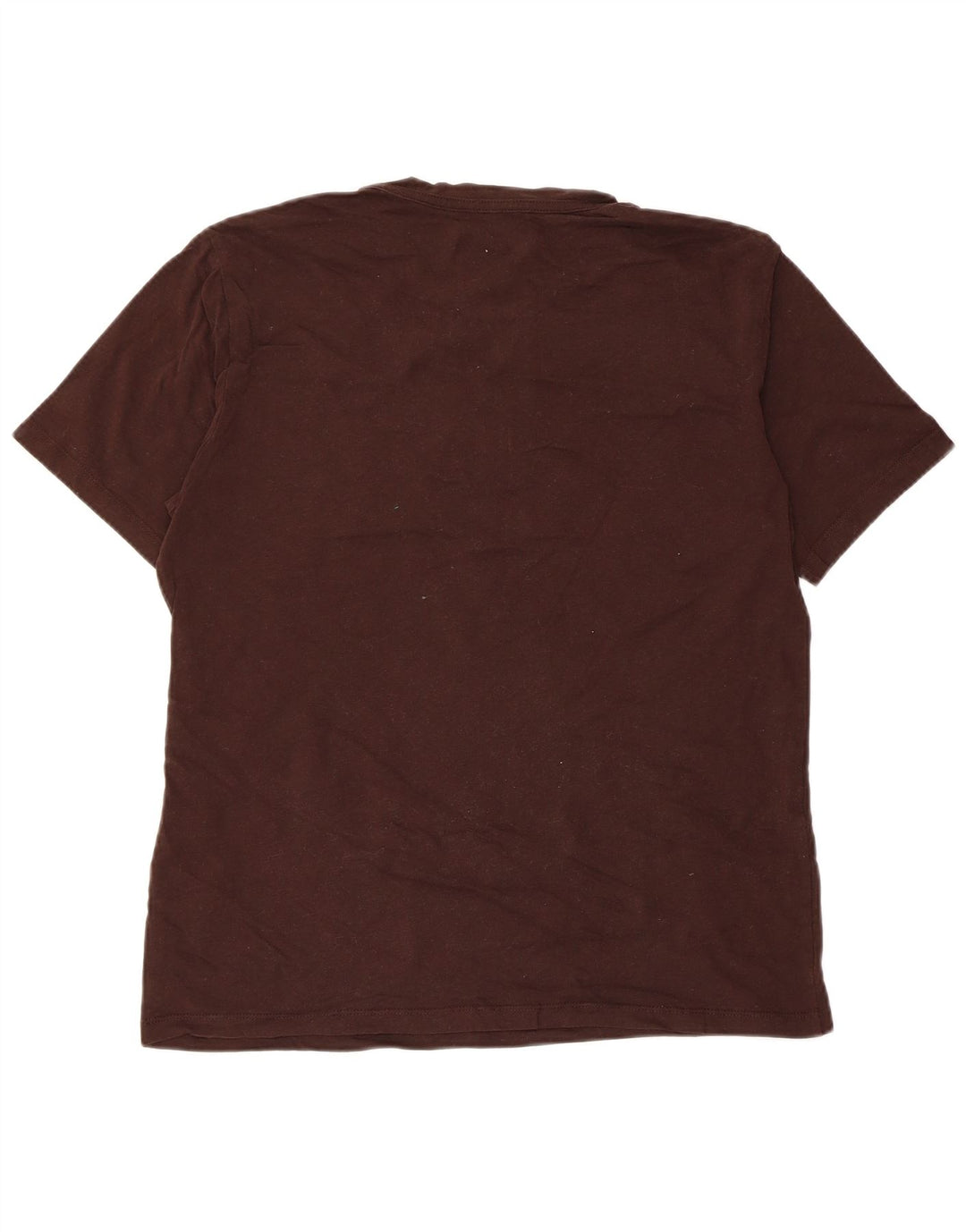 T-shirt da uomo con vestibilità regolare All Saints, taglia grande, in cotone marrone