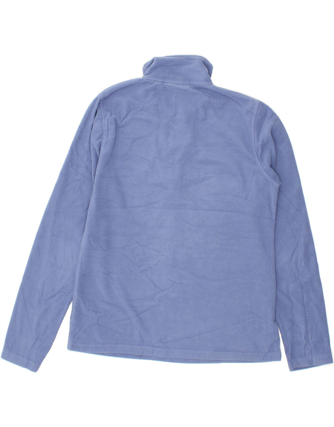 MOUNTAIN WAREHOUSE Womens Zip Neck Fleece Jumper UK 14 Medium Blue Vintage Mountain Warehouse and Second-Hand Mountain Warehouse from Messina Hembry 