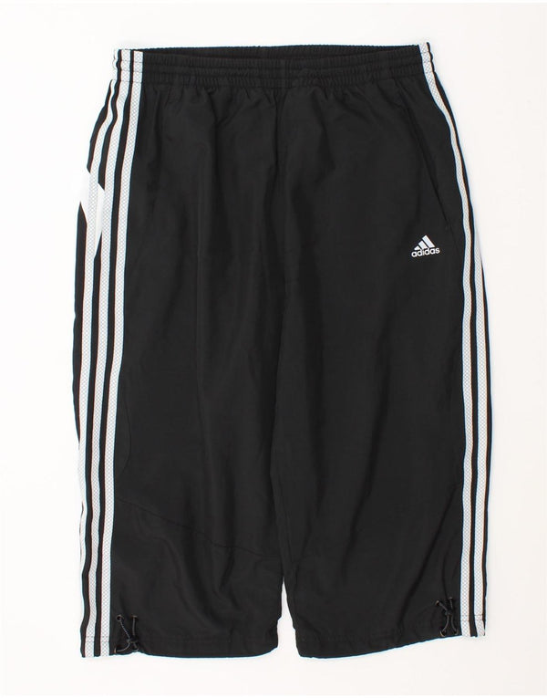 Pantaloncini sportivi Adidas Climalite Bermuda da uomo medio poliestere nero