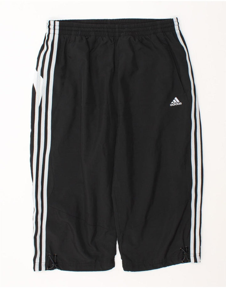 Pantaloncini sportivi Adidas Climalite Bermuda da uomo medio poliestere nero