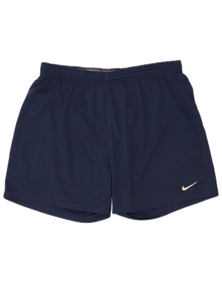Pantaloncini sportivi da uomo Nike 2XL poliestere blu navy