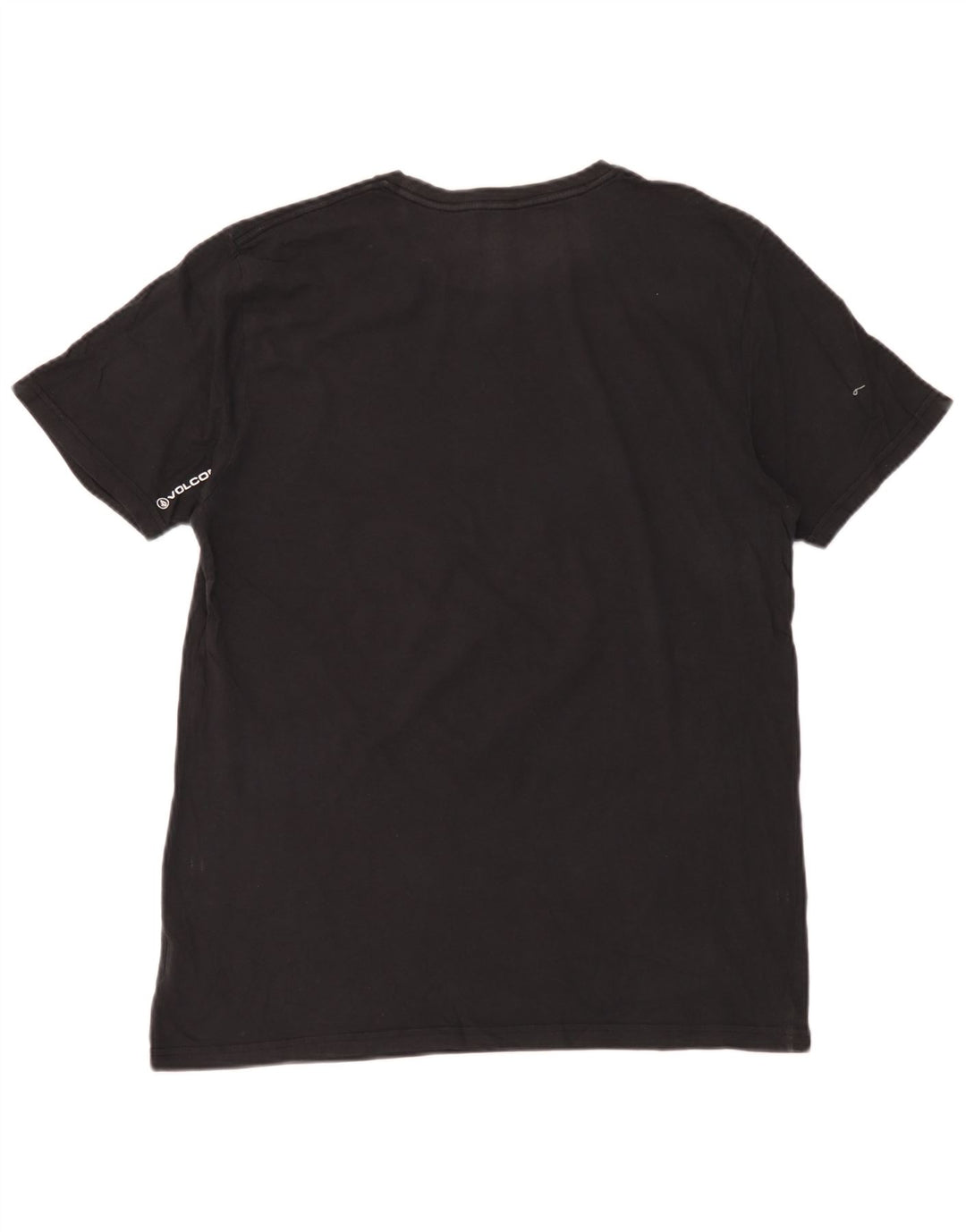 T-shirt grafica da uomo Volcom Top grande in cotone nero