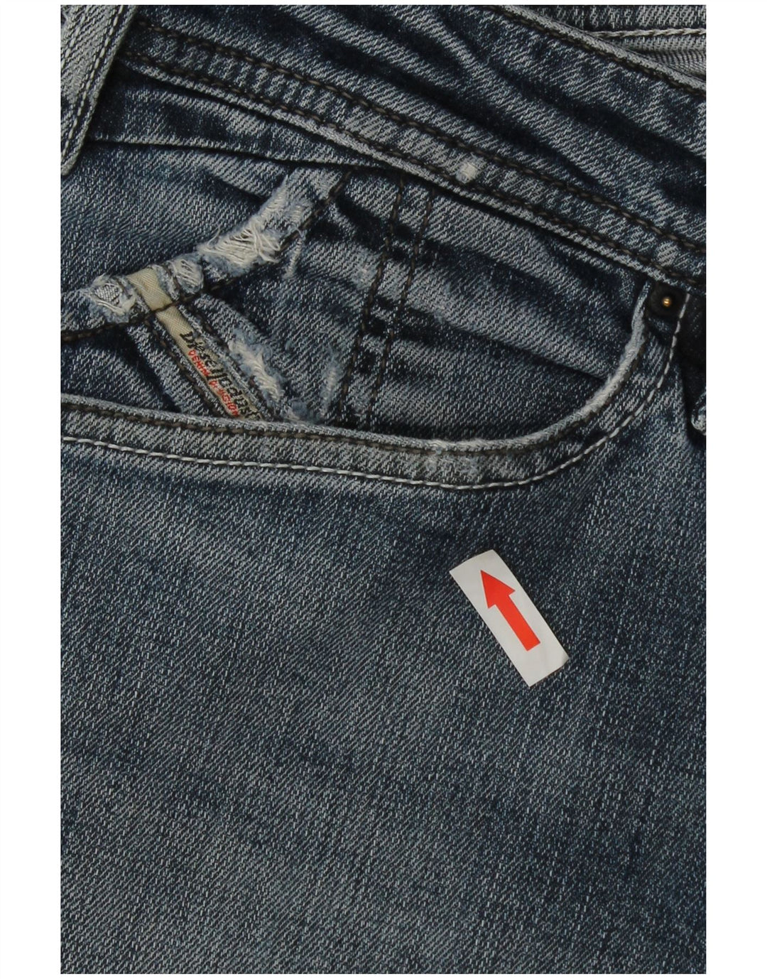 Jeans dritti da uomo Diesel W32 L30 cotone blu